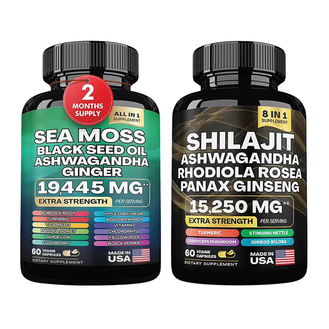 Sea Moss & Shilajit Ultimate Supplement Bundle